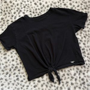 Black Hollister crop top size xs